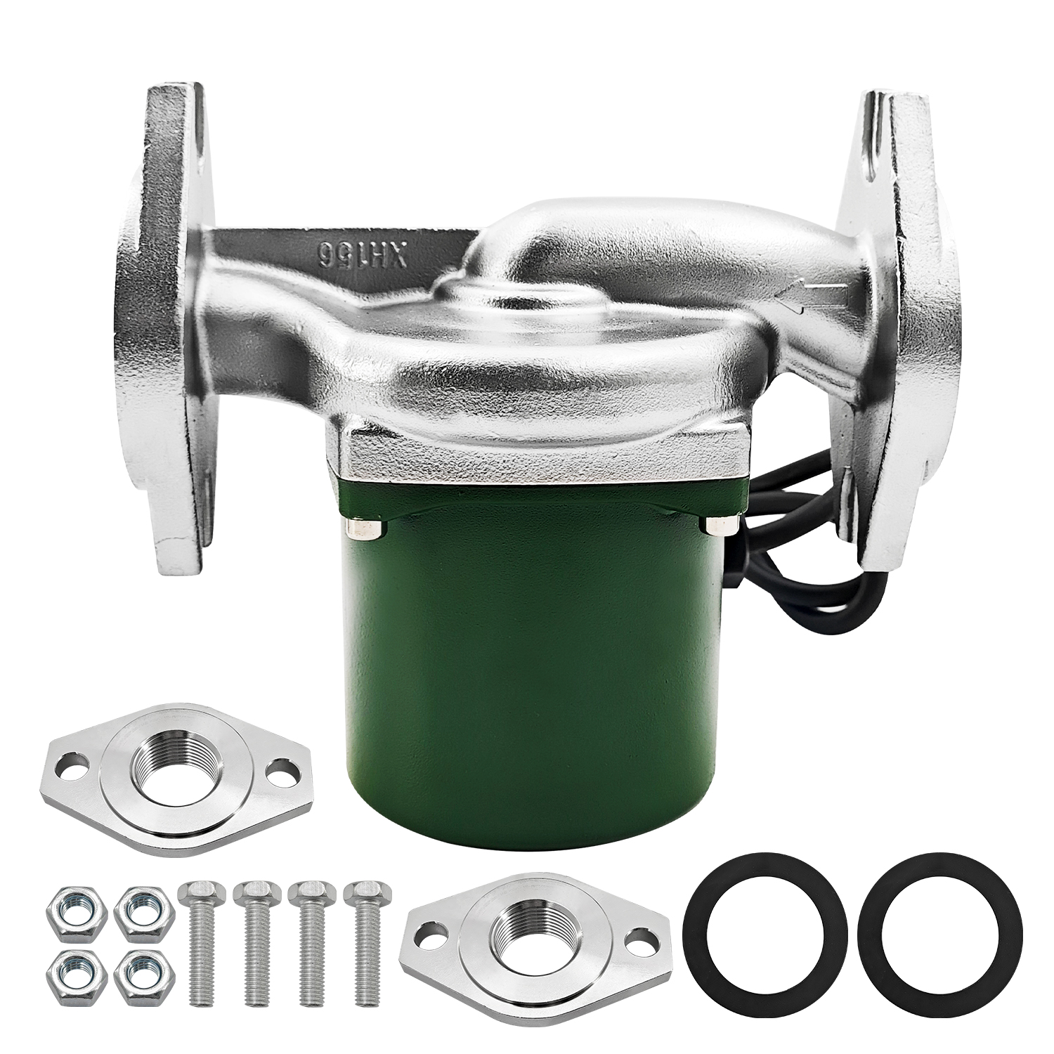 Stainless Steel Cartridge Flanged Circulator Pump 1/25HP 230V 3,250 RPM 14 GPM 0.49A 60HZ