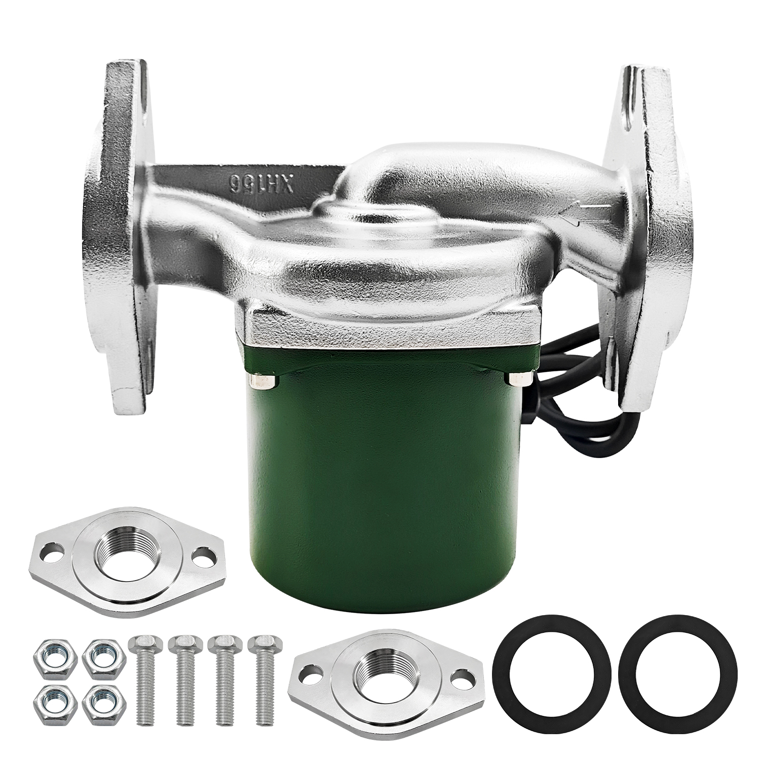 Stainless Steel Cartridge Flanged Circulator Pump 1/25HP 230V 3,250 RPM 14 GPM 0.49A 60HZ