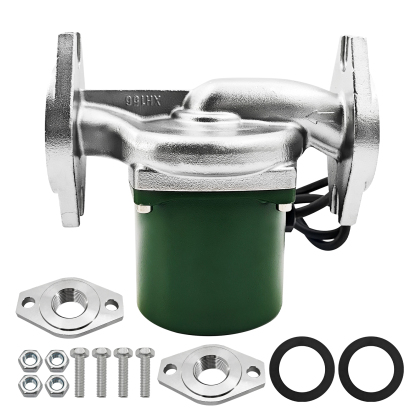 Stainless Steel Cartridge Flanged Circulator Pump 1/25HP 230V 3,250 RPM 14 GPM 0.49A 60HZ