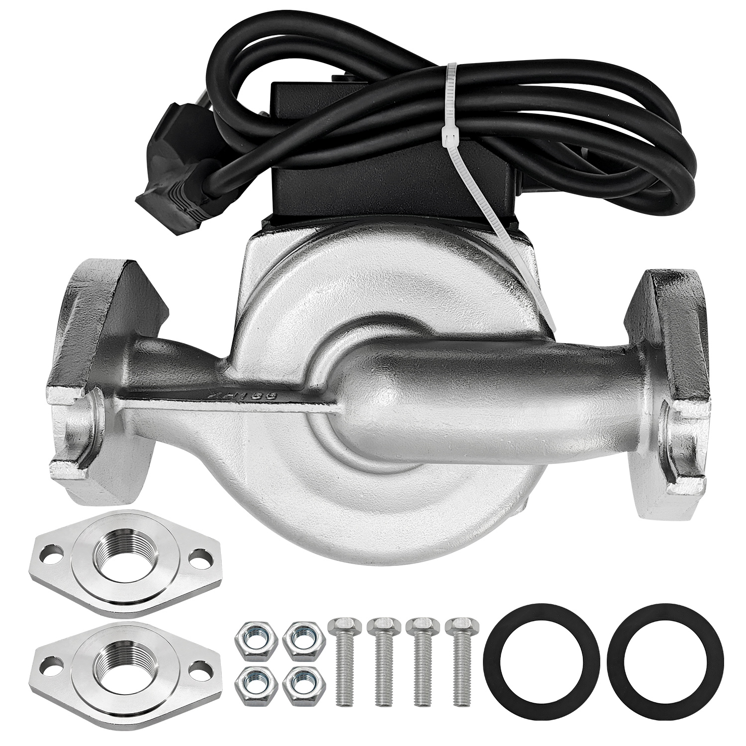 Stainless Steel Cartridge Flanged Circulator Pump 1/25HP 230V 3,250 RPM 14 GPM 0.49A 60HZ