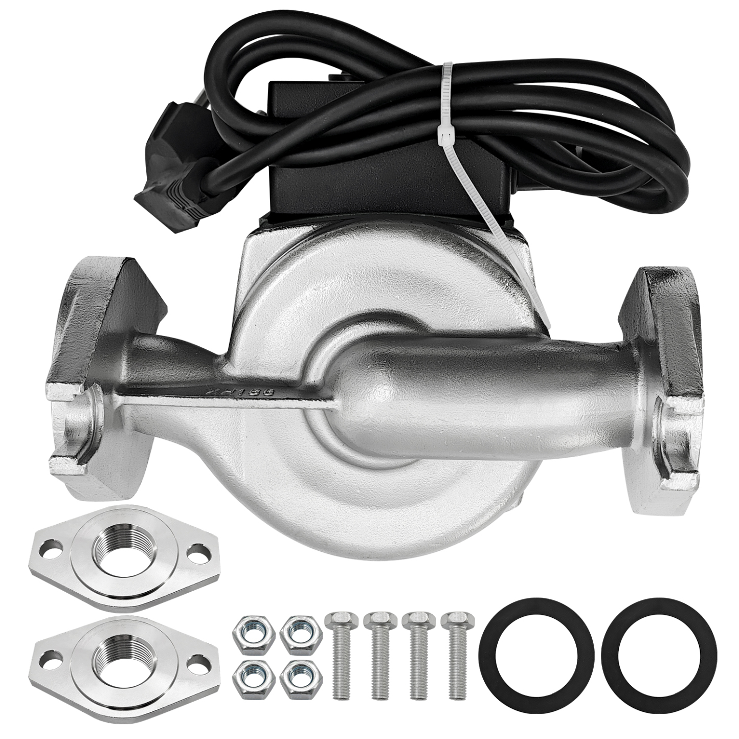 Stainless Steel Cartridge Flanged Circulator Pump 1/25HP 230V 3,250 RPM 14 GPM 0.49A 60HZ