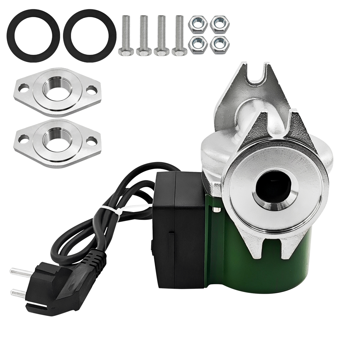 Stainless Steel Cartridge Flanged Circulator Pump 1/25HP 230V 3,250 RPM 14 GPM 0.49A 60HZ