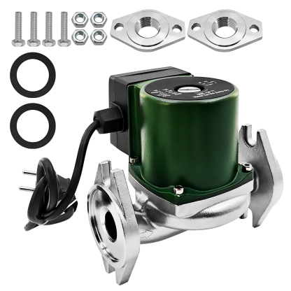 Stainless Steel Cartridge Flanged Circulator Pump 1/25HP 230V 3,250 RPM 14 GPM 0.49A 60HZ