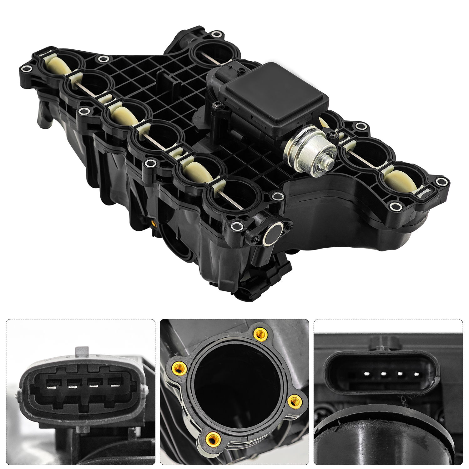 Intake Manifold with Actuator for Ram 1500 2014-2018, fits for Ram 1500 Classic 2019