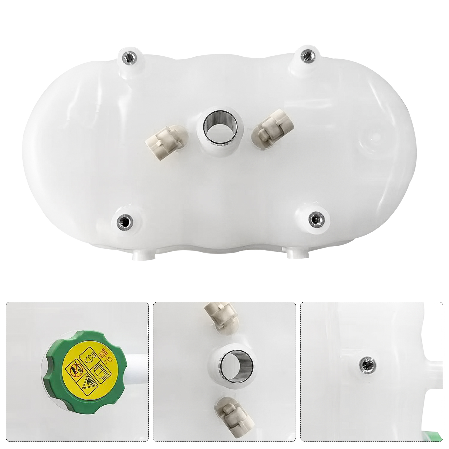 8 Liter Surge Tank for John Deere 350G 380G 624K 670G 724K Fits 6068 6090 Engine