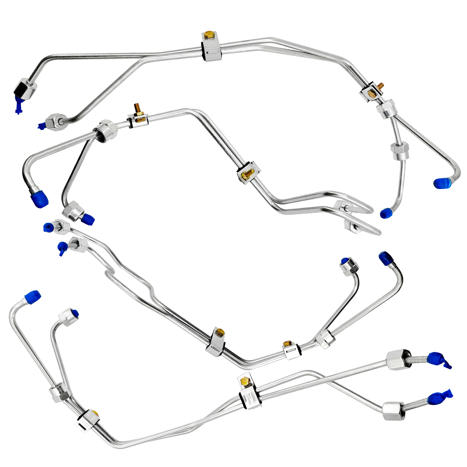 8PCS Fuel Lines for Chevy 6.5L Turbo Diesel DS Fuel Injection Line Set 1994-2001