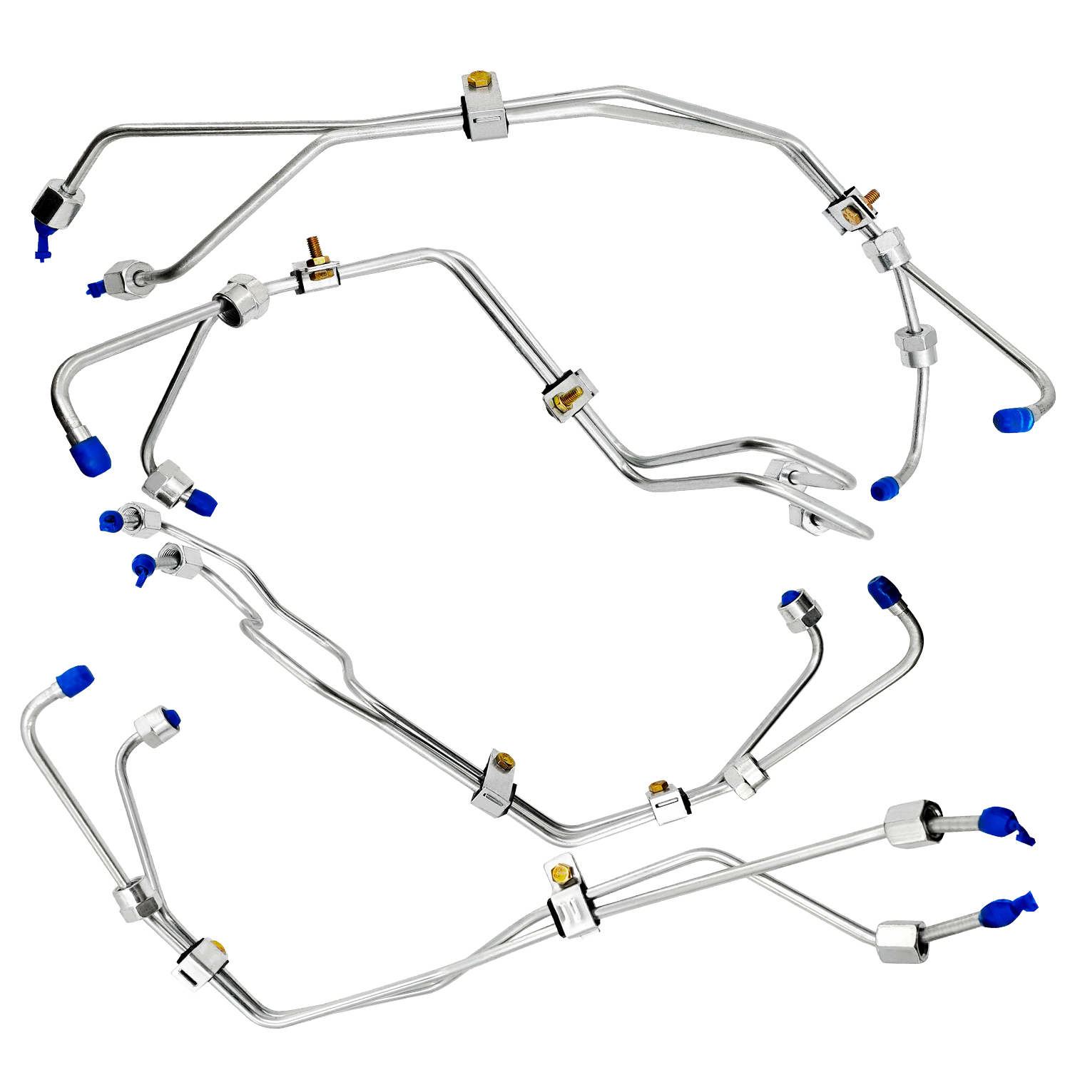 8PCS Fuel Lines for Chevy 6.5L Turbo Diesel DS Fuel Injection Line Set 1994-2001