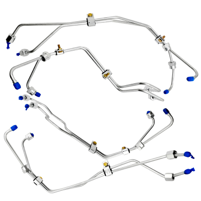 8PCS Fuel Lines for Chevy 6.5L Turbo Diesel DS Fuel Injection Line Set 1994-2001