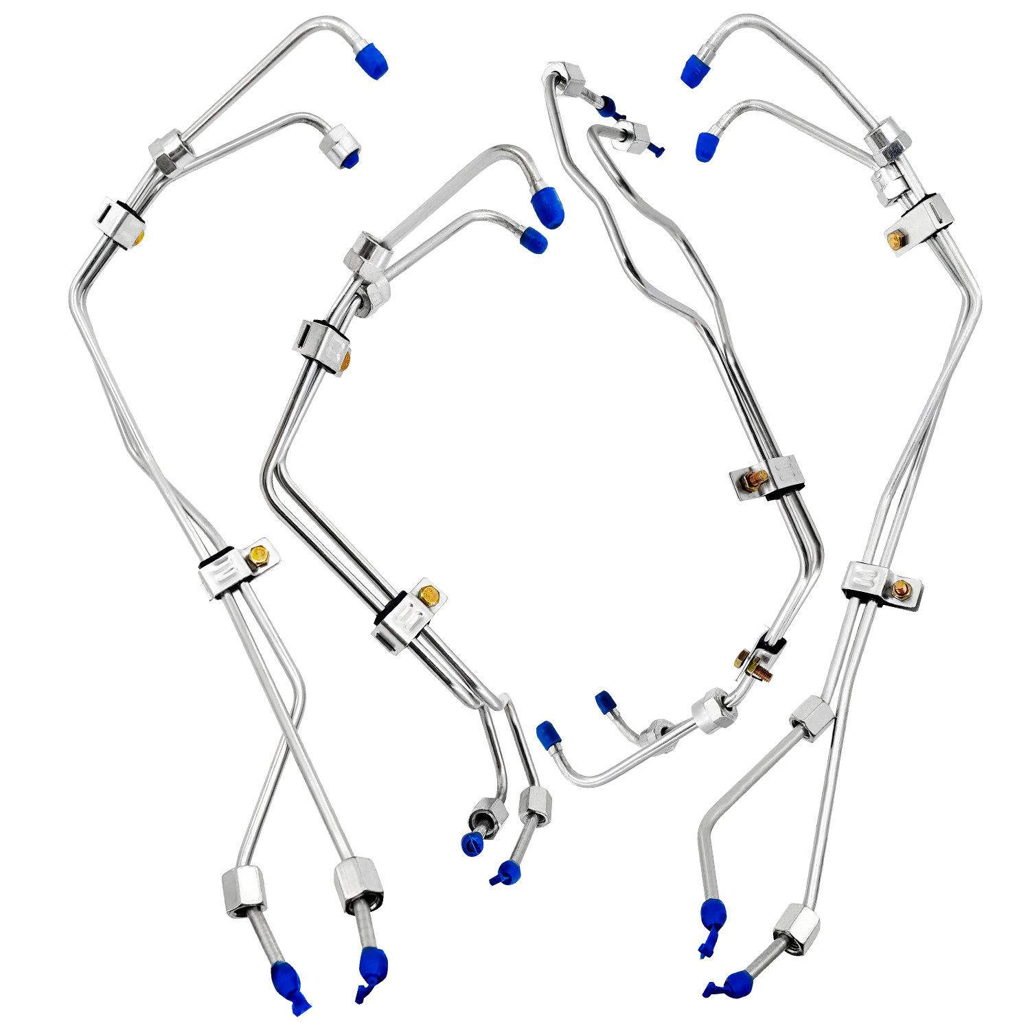 8PCS Fuel Lines for Chevy 6.5L Turbo Diesel DS Fuel Injection Line Set 1994-2001