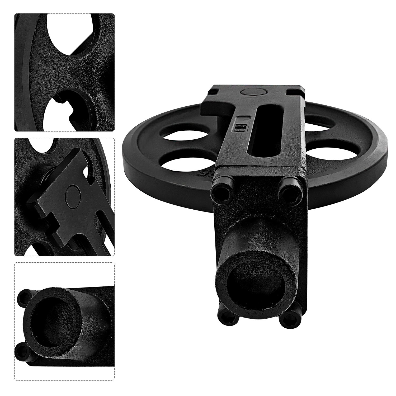 ISDZJL-H12 Mini Excavator Track Idler Wheel Assembly Front Idler for AGT H12 Mini Excavator