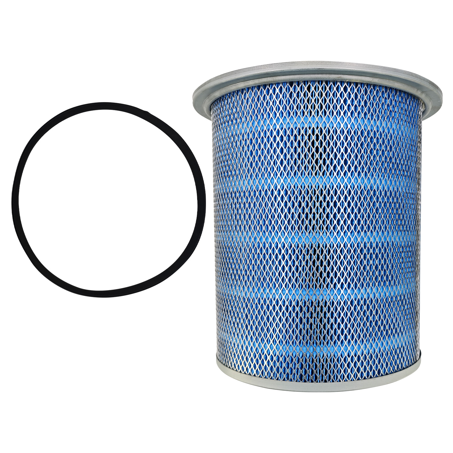 Cylindrical Hopper Air Filter w/Gasket Fits for Tennant S30 Riding Sweepers, New Filtration Element
