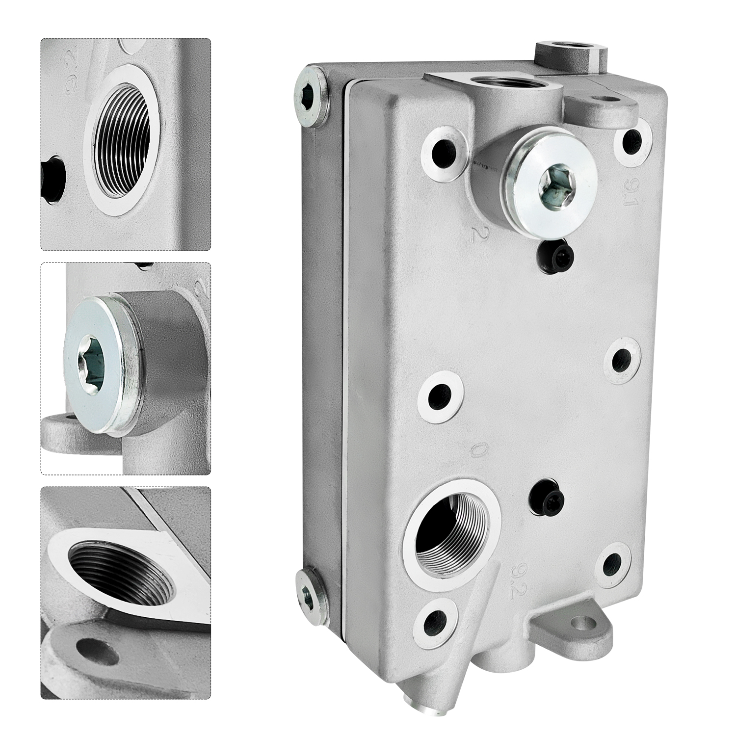 Air Brake Compressor Cylinder Head Kit for PACCAR MX11 for PACCAR MX 11 Fit for CF75