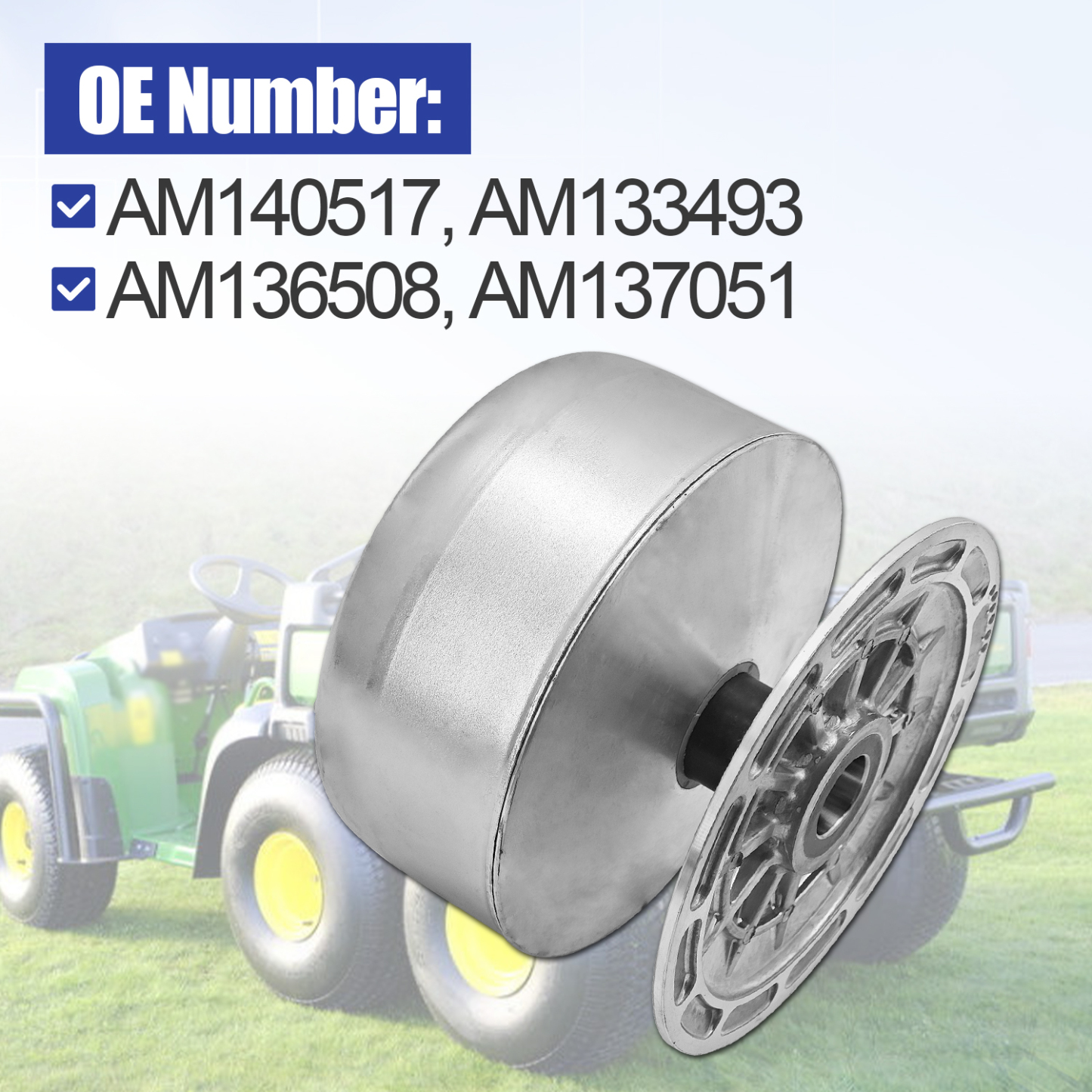 Primary Drive Clutch Assembly Compatible with John Deere TH 6X4 TX 4X2 Gator Utility Vehicle