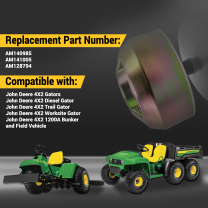 Primary Drive Clutch fit for John Deere 4X2 Gators, Diesel Gator, Trail Gator, Worksite Gator, 1200A Bunker and Field Vehicle
