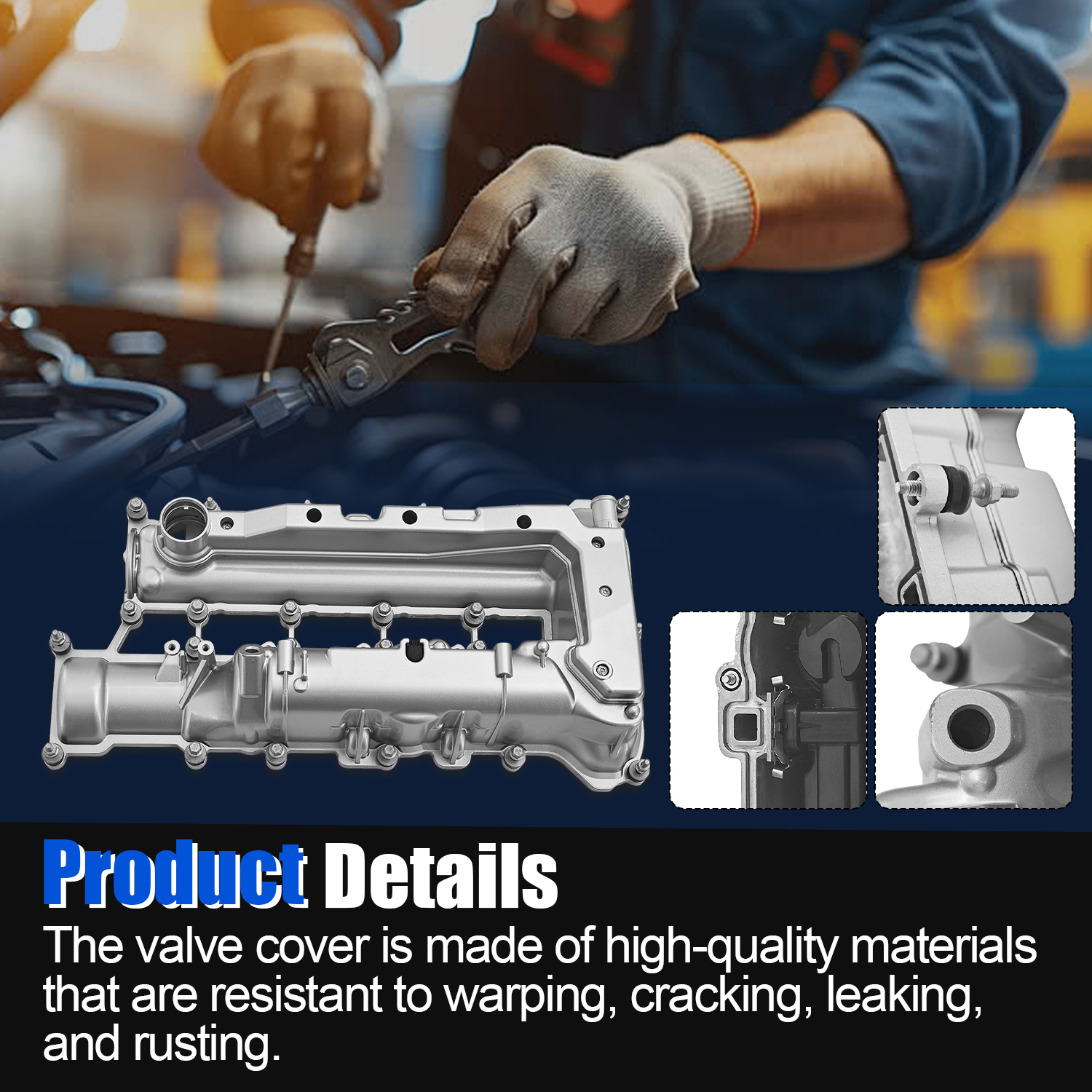Engine Valve Cover Fit for Buick Cascada 1.6L 2016-2019
