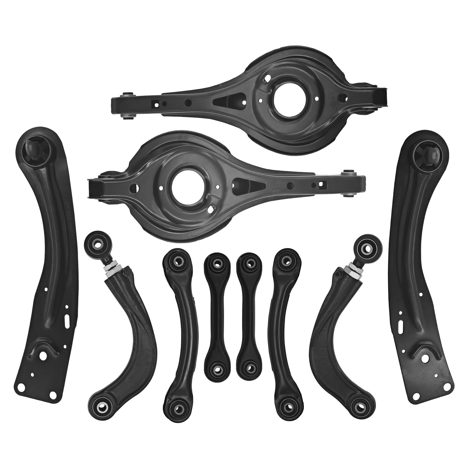 10 PCS Rear Upper and Lower Suspension Kit Control Arms Set Compatible with Ford Escape 2013-2019