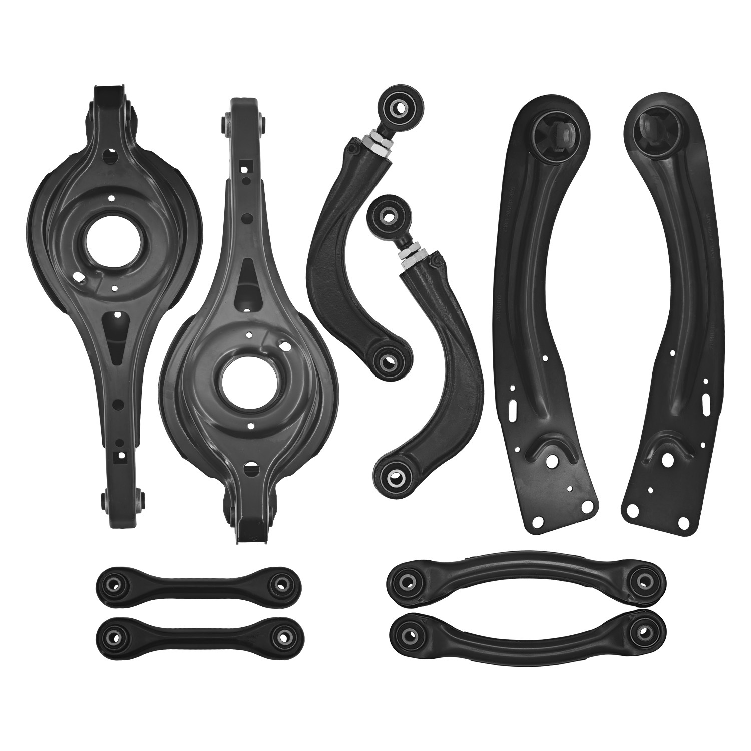 10 PCS Rear Upper and Lower Suspension Kit Control Arms Set Compatible with Ford Escape 2013-2019