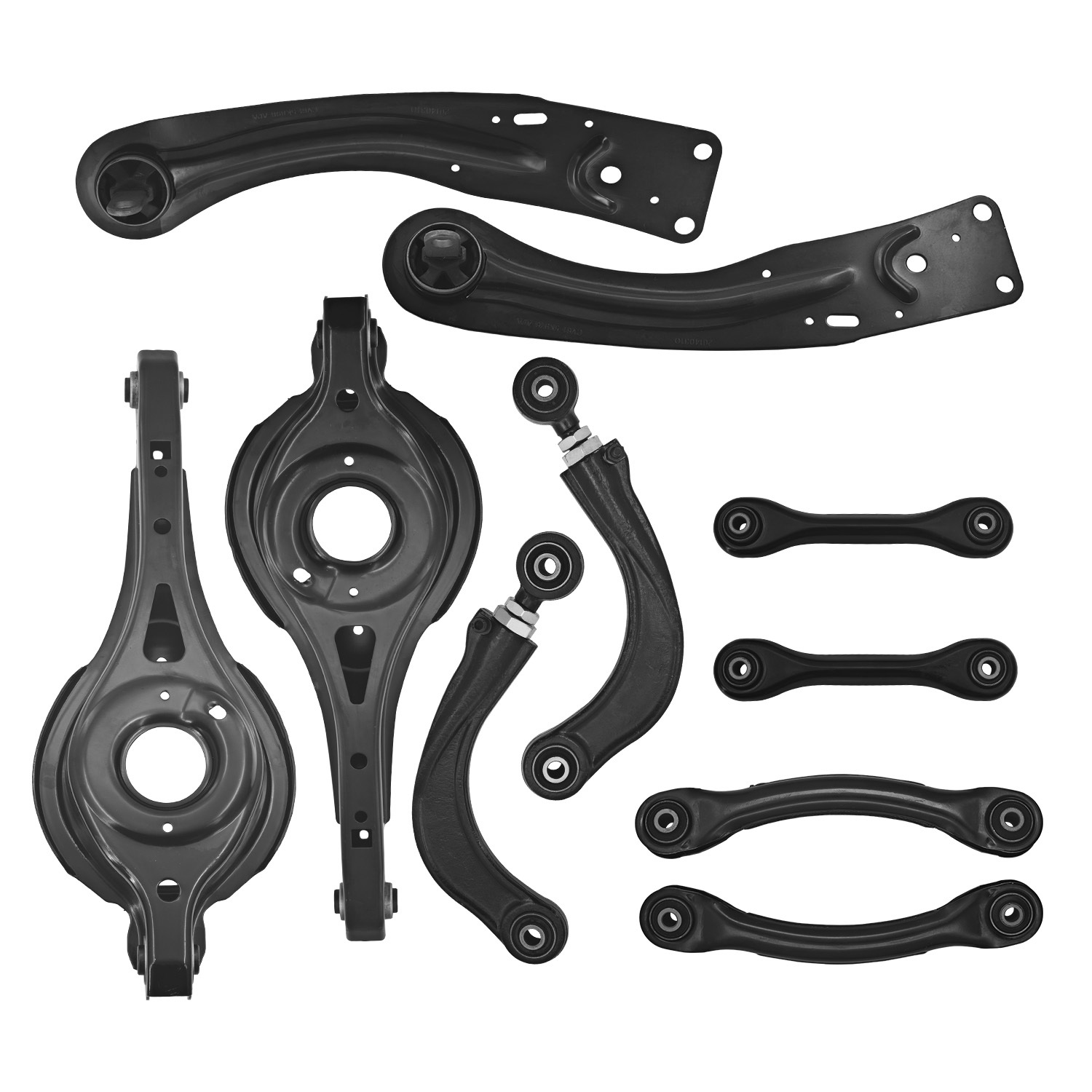 10 PCS Rear Upper and Lower Suspension Kit Control Arms Set Compatible with Ford Escape 2013-2019