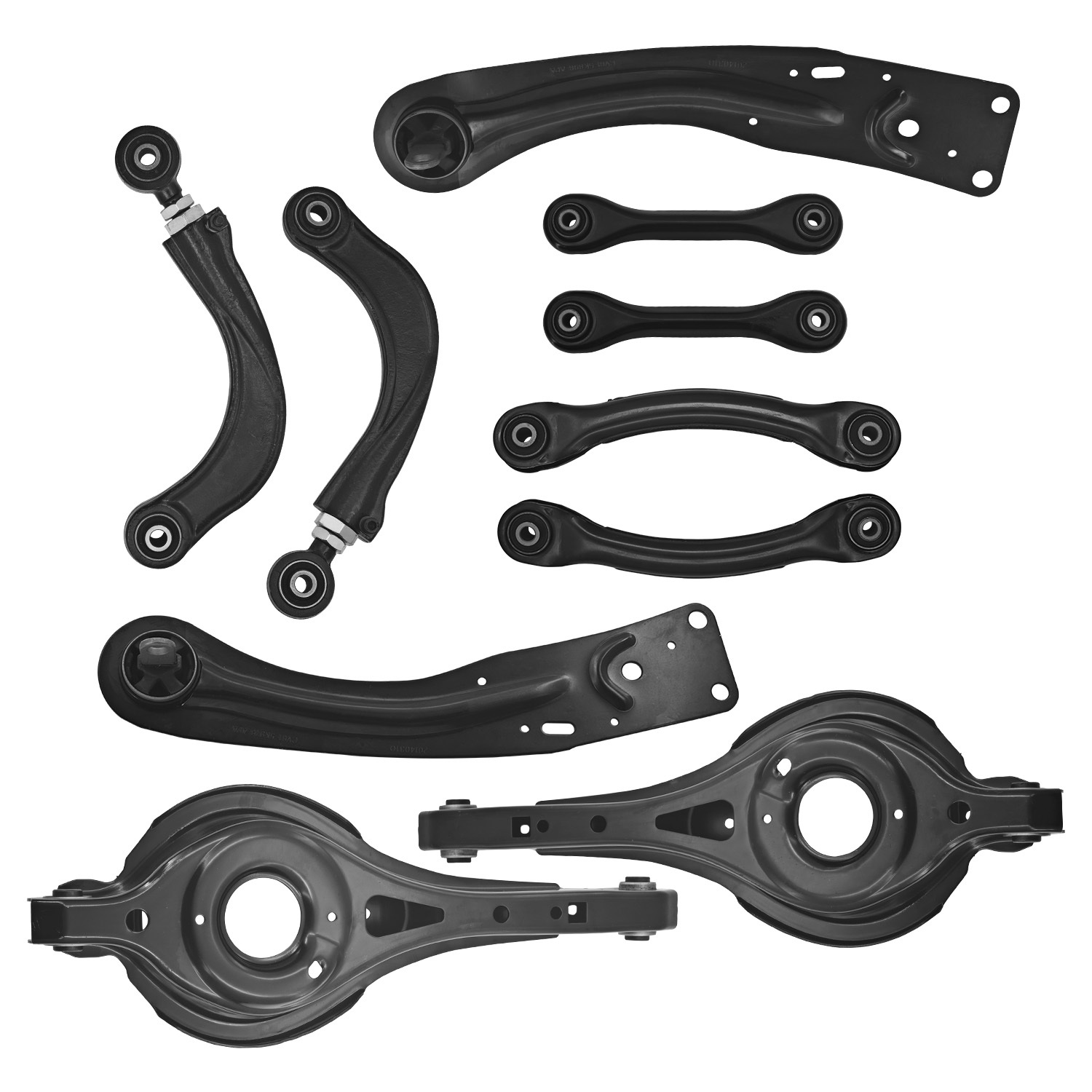 10 PCS Rear Upper and Lower Suspension Kit Control Arms Set Compatible with Ford Escape 2013-2019