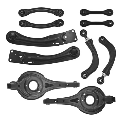 10 PCS Rear Upper and Lower Suspension Kit Control Arms Set Compatible with Ford Escape 2013-2019