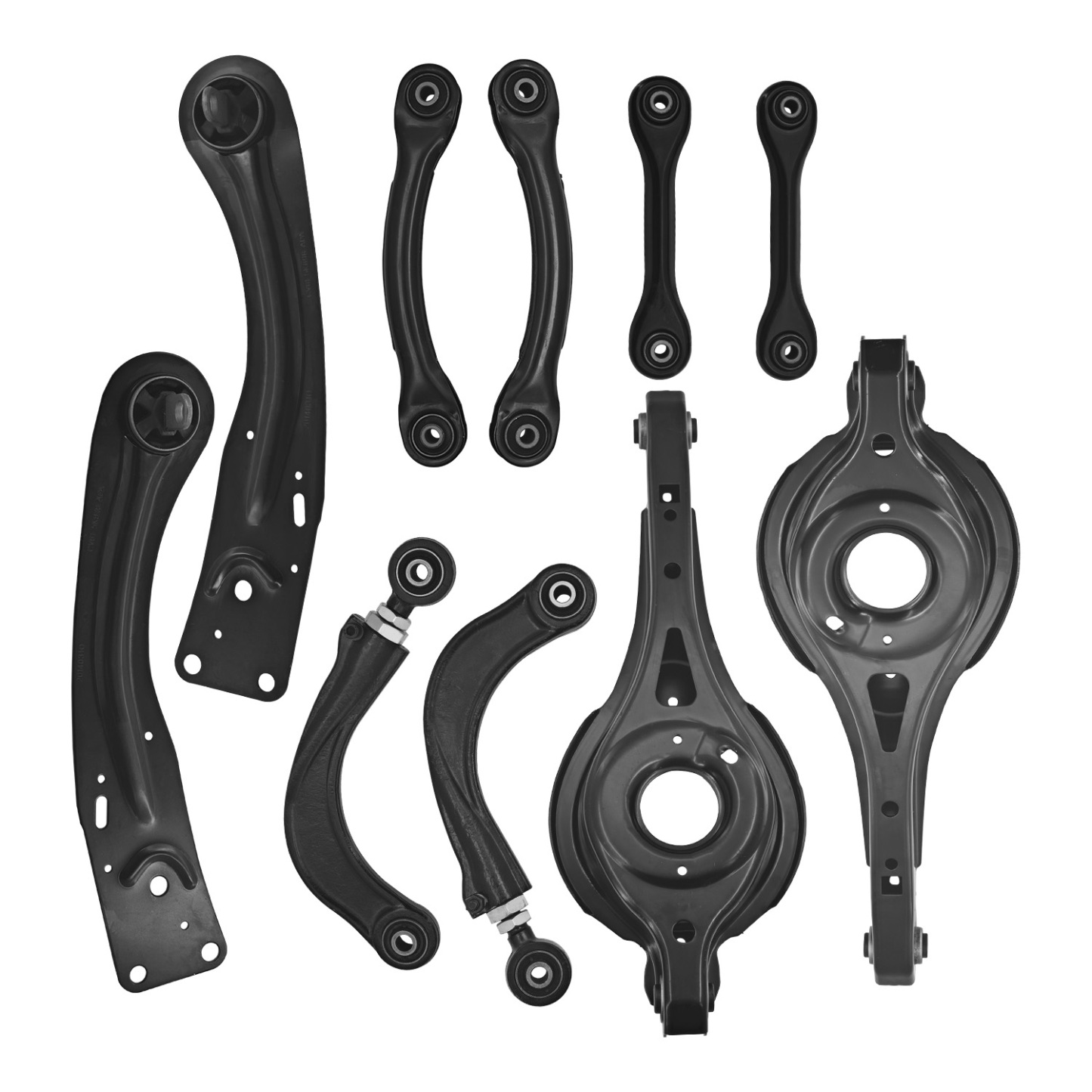 10 PCS Rear Upper and Lower Suspension Kit Control Arms Set Compatible with Ford Escape 2013-2019