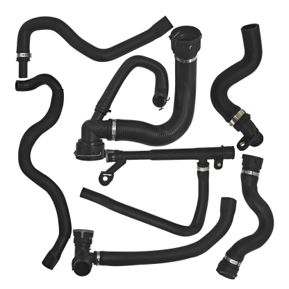 7 Pcs Engine Water Radiator Coolant Hose Set for Volvo S60 S80 V70 XC60 XC60 XC70 2008-2016 3.0L 3.2L L6