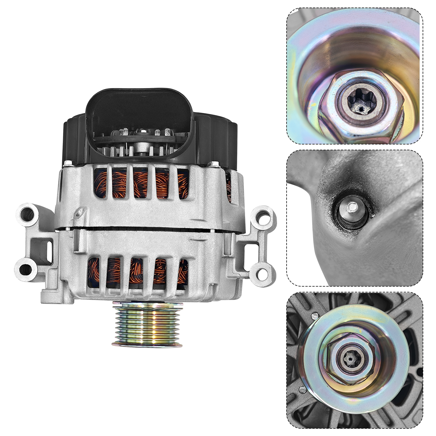 CW 12V 220A Alternator Replacement for BMW 550i 650i 750i X5 X6 Alpina B7 B7L