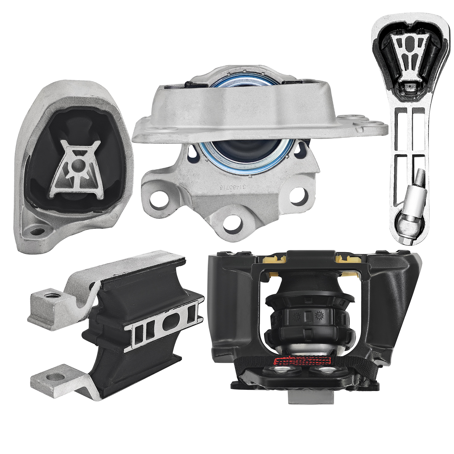 5PCS Engine Mounts & Automatic Transmission Mount Compatible with Volvo V60 V90 S90 XC60 XC90 2018-2021 2.0L
