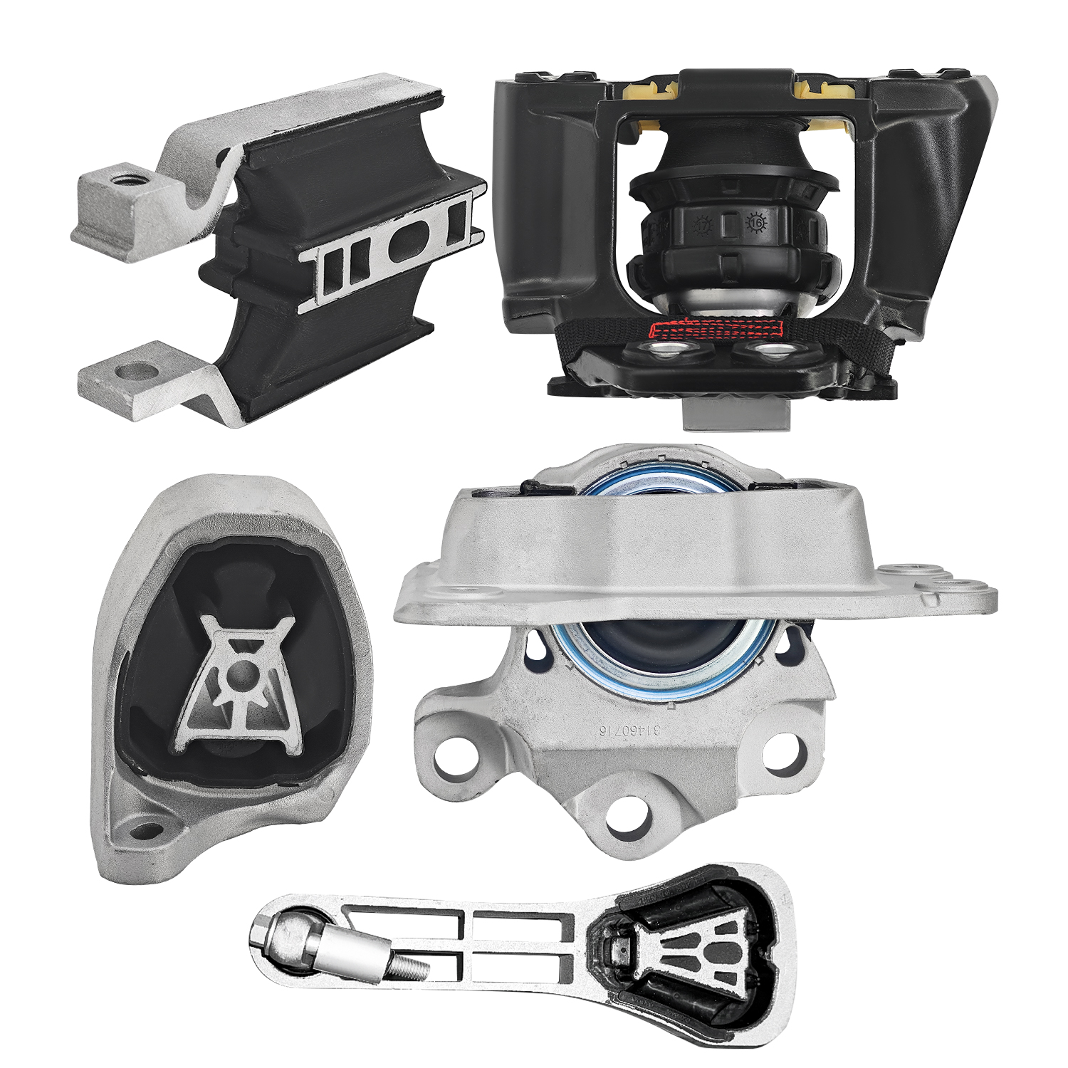 5PCS Engine Mounts & Automatic Transmission Mount Compatible with Volvo V60 V90 S90 XC60 XC90 2018-2021 2.0L
