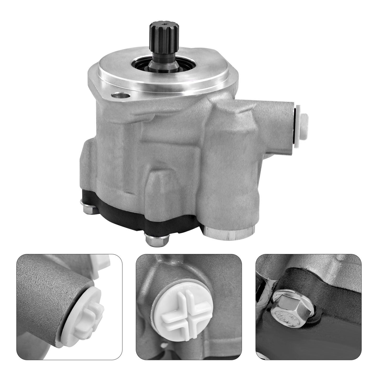 Power Steering Pump Power Steering Resources PEV181618R101 Rotation: Right