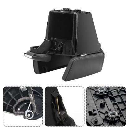 Front Center Console Armrest Compartment for Mercedes Benz GL350 GL450 GL550 GL63 AMG ML350 ML400 ML500 ML550 2012-2016