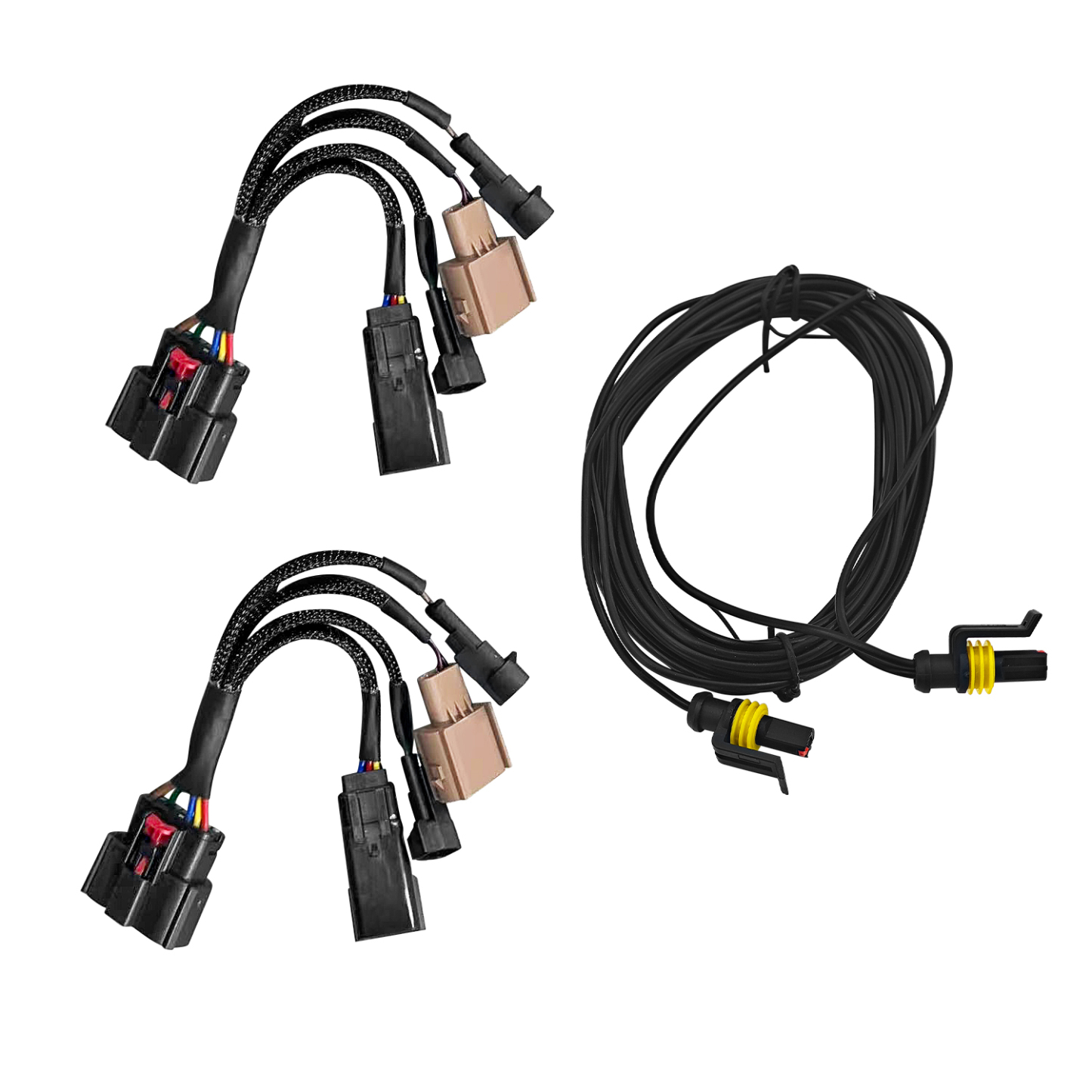 Halogen to LED Headlight Adapter Wiring Harness for Ford F-250 F-350 2023 2024 Super Duty 6.7L 6.8L 7.3L V8