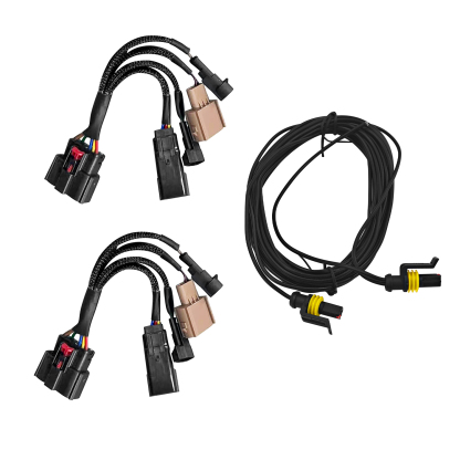 Halogen to LED Headlight Adapter Wiring Harness for Ford F-250 F-350 2023 2024 Super Duty 6.7L 6.8L 7.3L V8