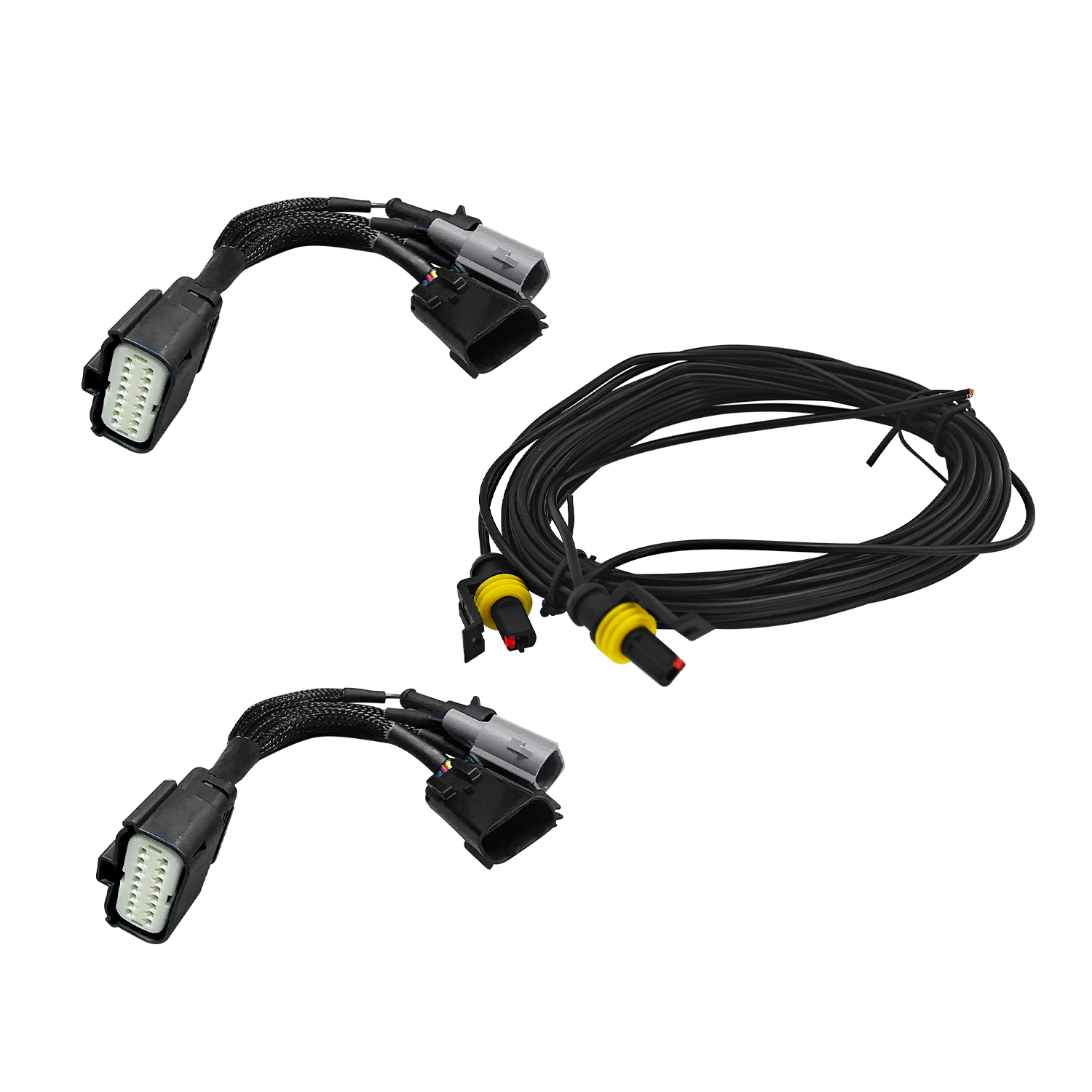 Halogen to LED Headlight Adapter Wiring Harness for Ford F-250 F-350 2023 2024 Super Duty 6.7L 6.8L 7.3L V8
