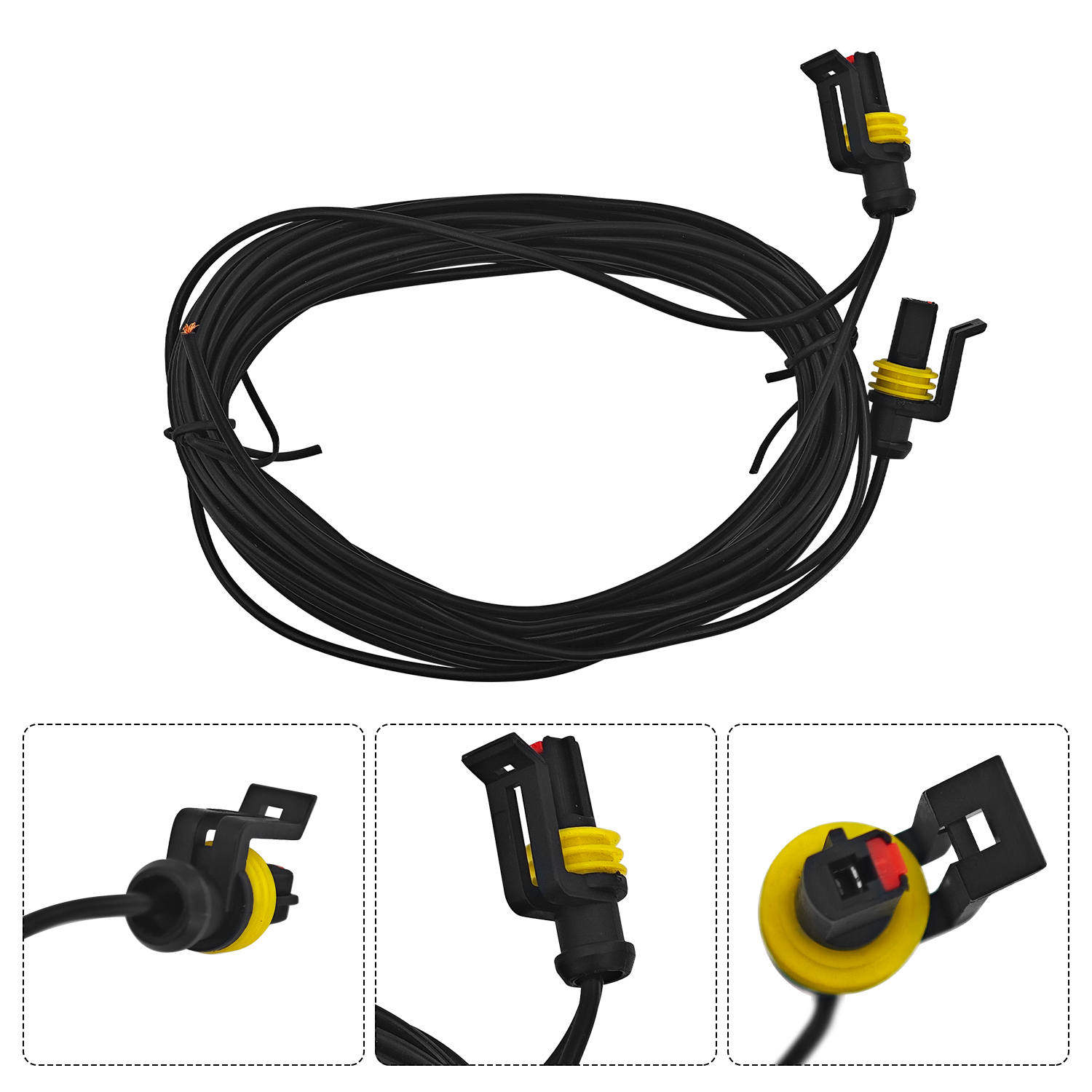 Halogen to LED Headlight Adapter Wiring Harness for Ford F-250 F-350 2023 2024 Super Duty 6.7L 6.8L 7.3L V8