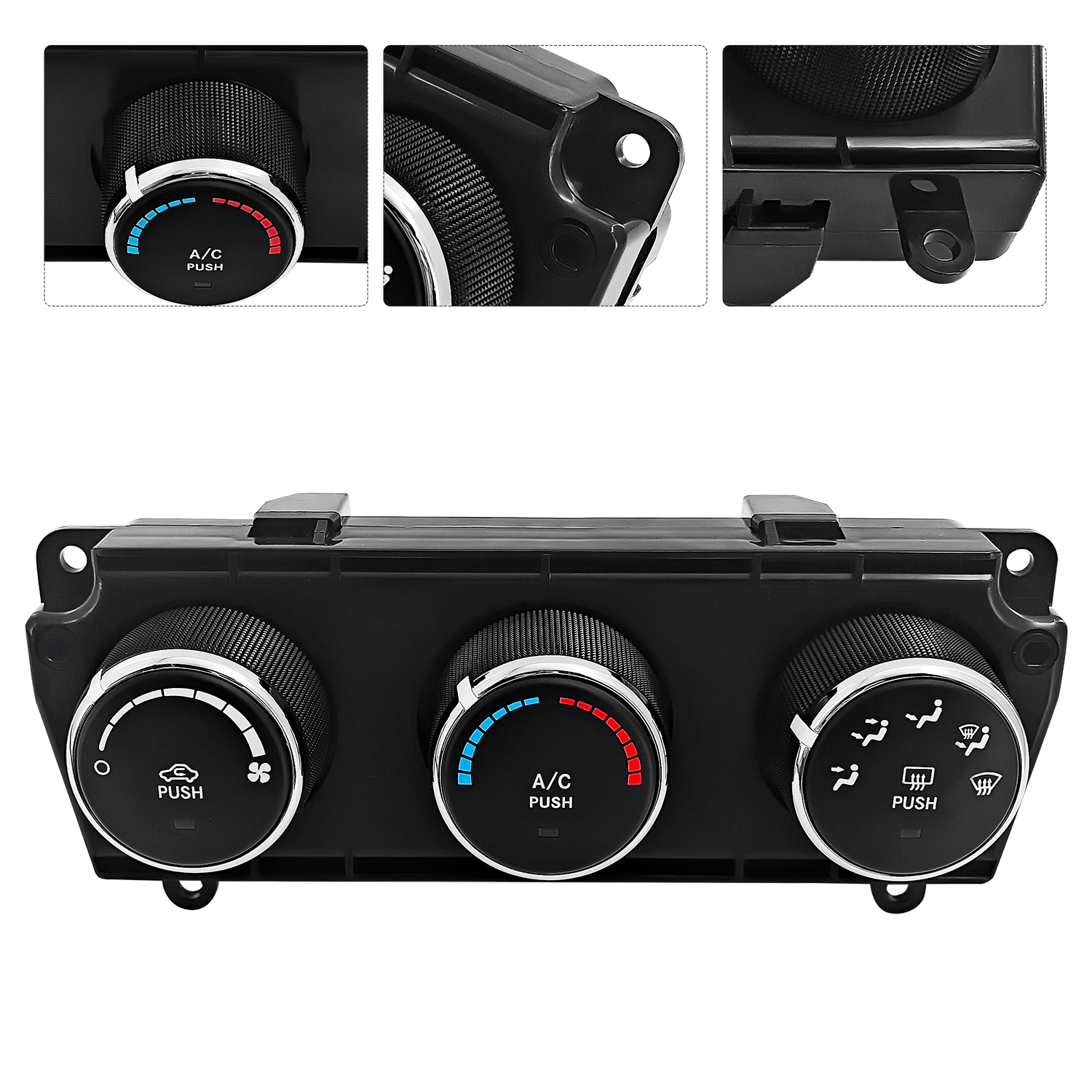 AC Climate Control Module Panel Fits for 2014-2018 Jeep Wrangler JK 3.6L