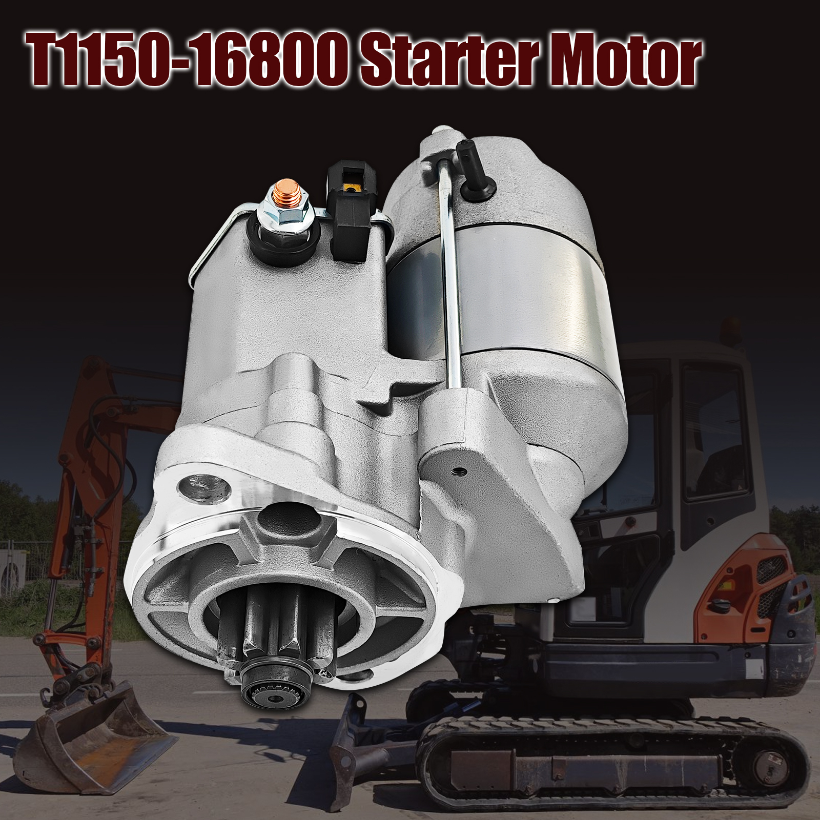 Starter Motor for Kubota Tractor L3540 L3830 L39 L3940 L4240 L4330 L4630 L4400 L45