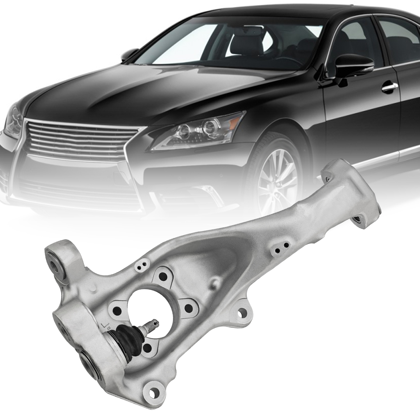 Front Right Steering Knuckle Spindle with Ball Head for Lexus LS460 2007-2017