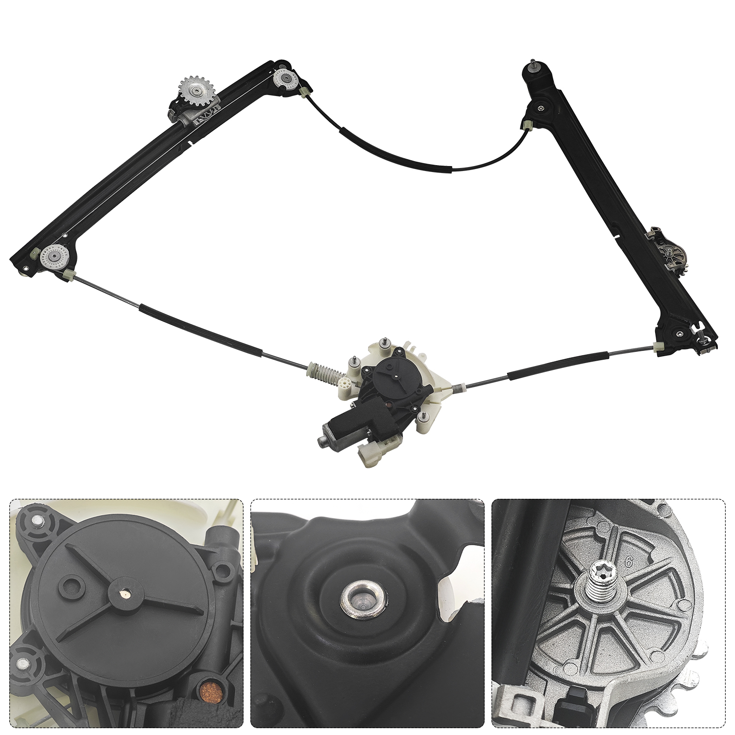 Left Front Door Electric Window Regulator w/Motor for Maserati Levante M161 2017-2024 (Driver Side)