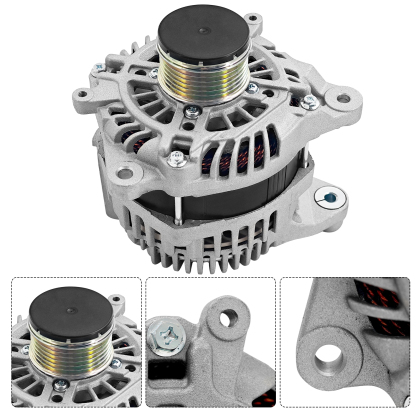Alternator 12V 130A fit for Subaru Outback 2015-2017, Crosstrek 2016-2017, Legacy 2015-2017, 2.0L 2.5L, 6-Groove Pulley CW