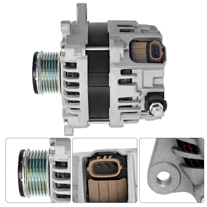 Alternator 12V 130A fit for Subaru Outback 2015-2017, Crosstrek 2016-2017, Legacy 2015-2017, 2.0L 2.5L, 6-Groove Pulley CW