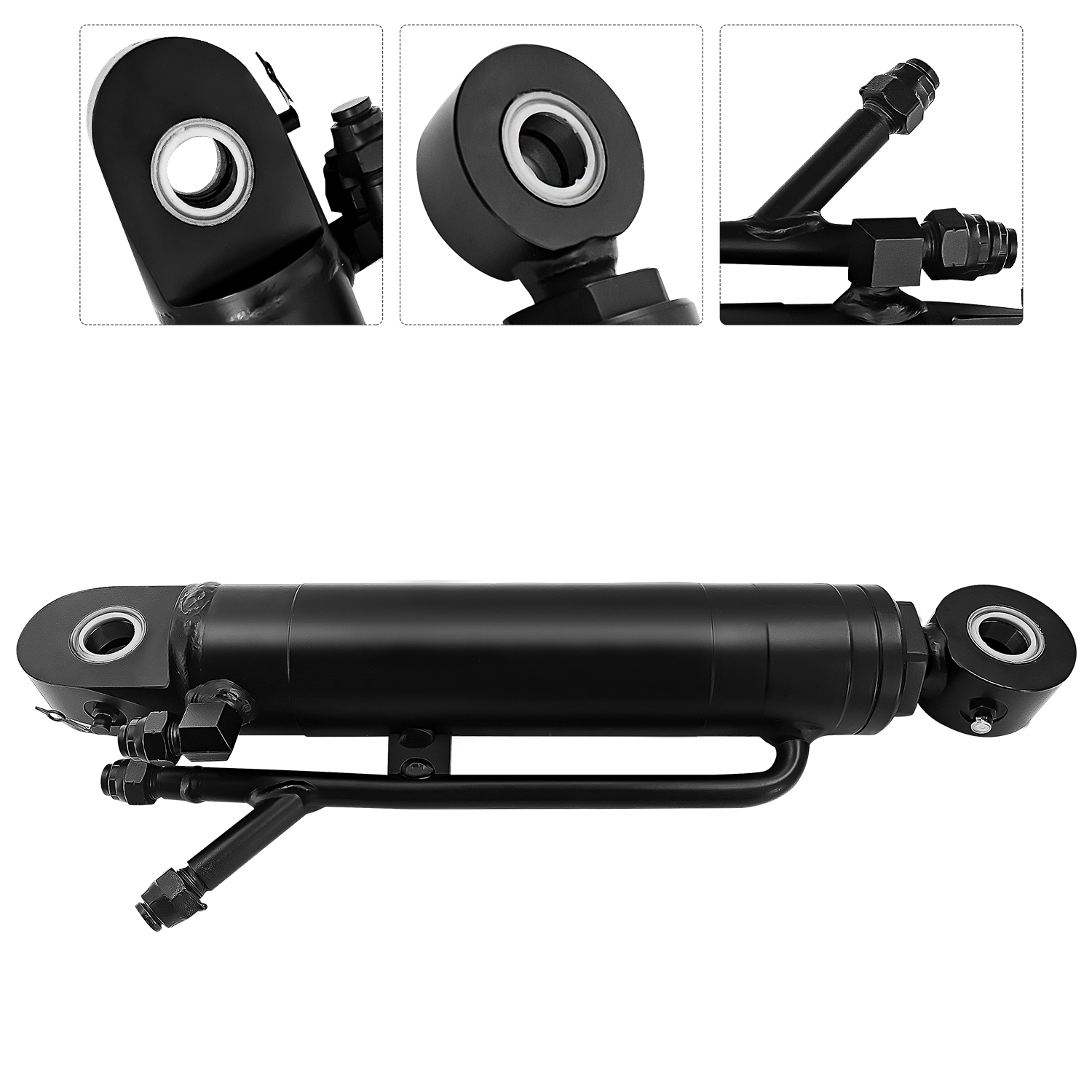 Hydraulic Steering Cylinder Assembly for JCB 506-36 510-56 509-42 507-42; Replaces 553/60198, 553-60198, 55360198