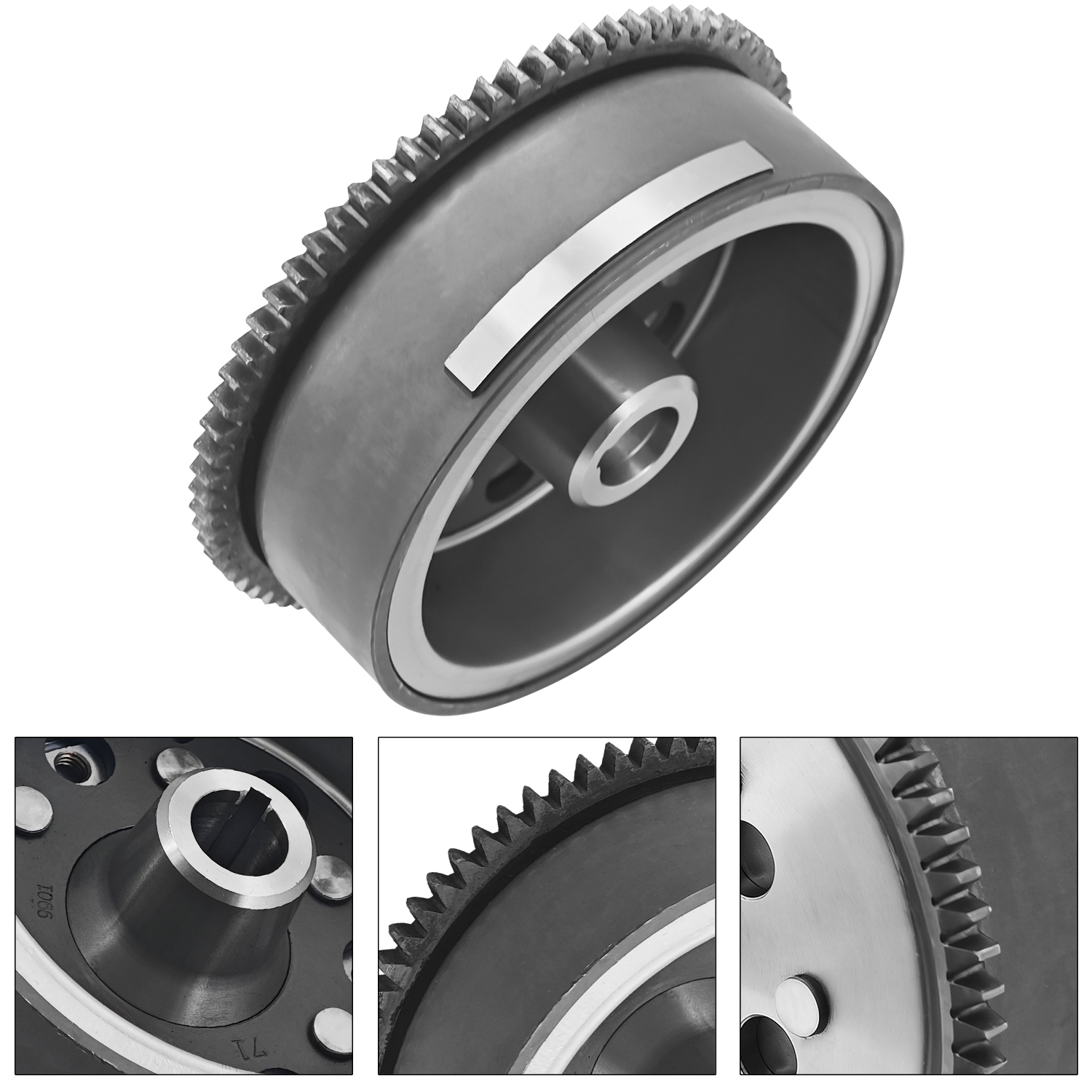 Flywheel Rotor Ring Gear for Yamaha Grizzly 600 YFM600FW 4x4 1998-2001