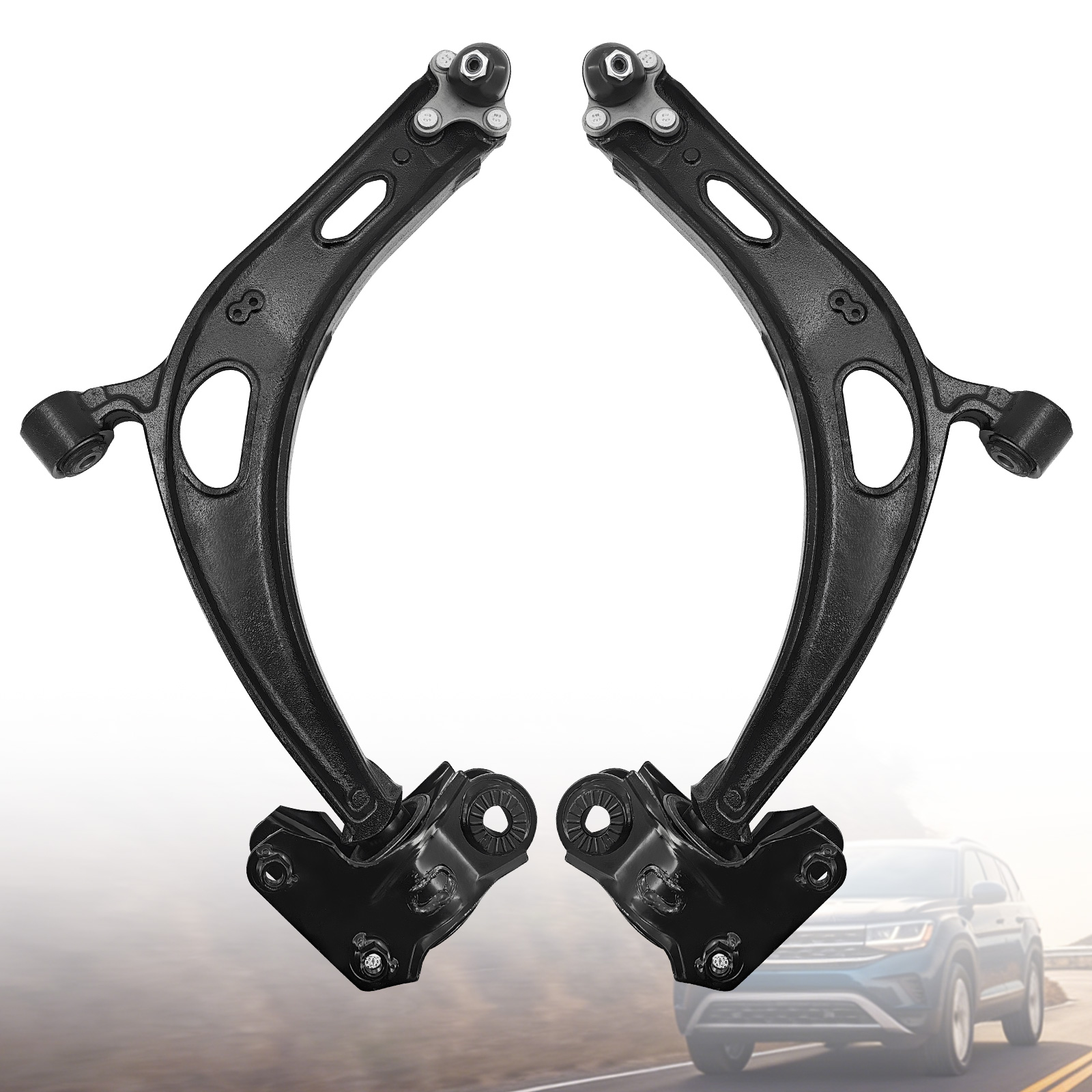 Front Left & Right Lower Control Arms for Volkswagen Atlas 2018-2023 Atlas Cross Sport 2020-2023 3.6L 2.0L