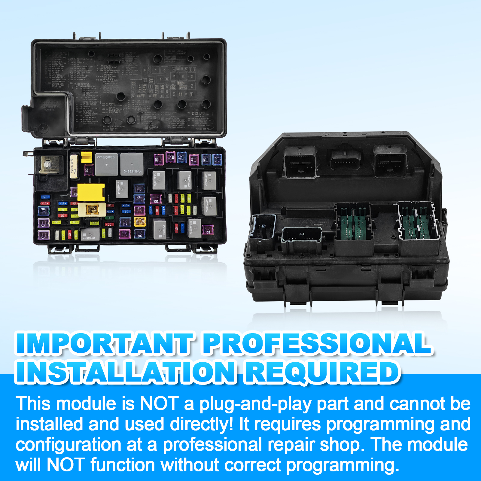 TIPM Fuse Box Control Module Compatible with 2011 Jeep Grand Cherokee 3.6L V6, 5.7L V8