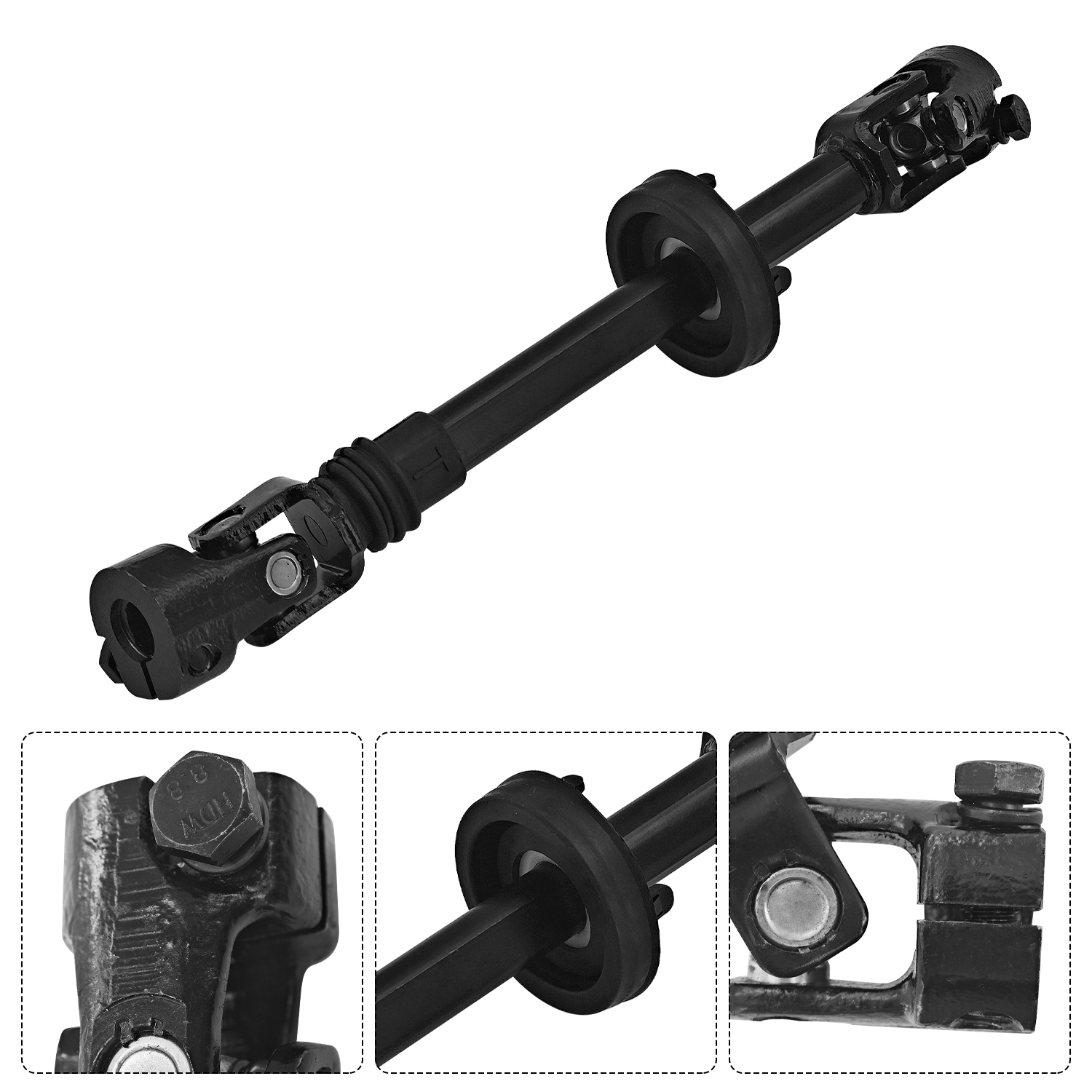 Upper Steering Shaft Column Assembly w/U-Joint for Jeep Wrangler 2002-2006 2.4L 2.5L 4.0L