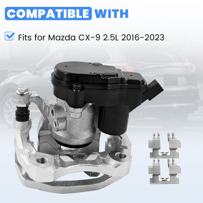 Rear Left Driver Side Disc Brake Caliper Assembly for Mazda CX-9 2.5L 2016-2023