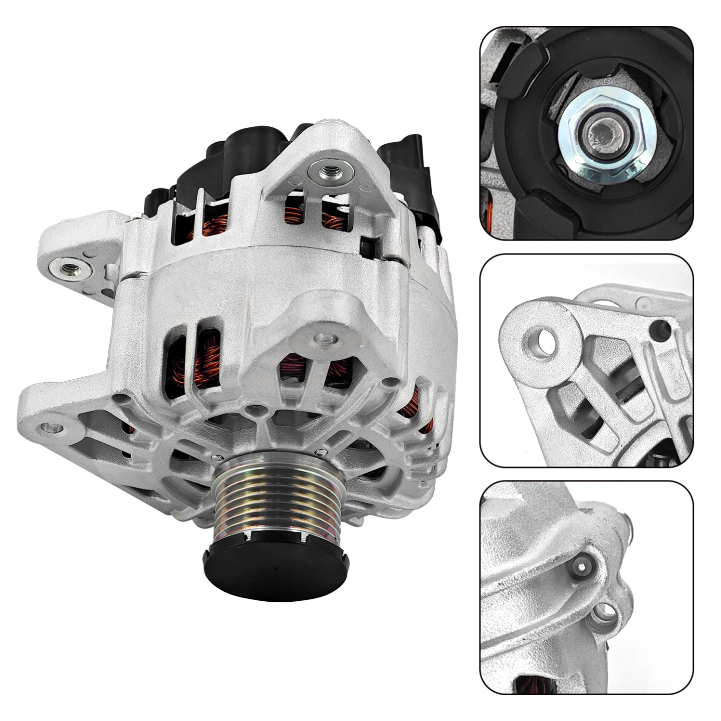 Alternator for Smart Fortwo Forfour W453 0.9L 1.0L 2014-2020 12V 120A 7-Groove