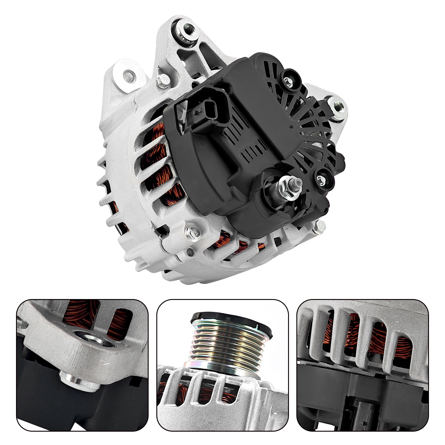 Alternator for Smart Fortwo Forfour W453 0.9L 1.0L 2014-2020 12V 120A 7-Groove
