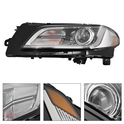 Xenon HID Headlight Assy Left Side for 2017-2020 Lincoln Continental 2.7L 3.0L EcoBoost 3.7L Duratec, w/Headlamp Leveling